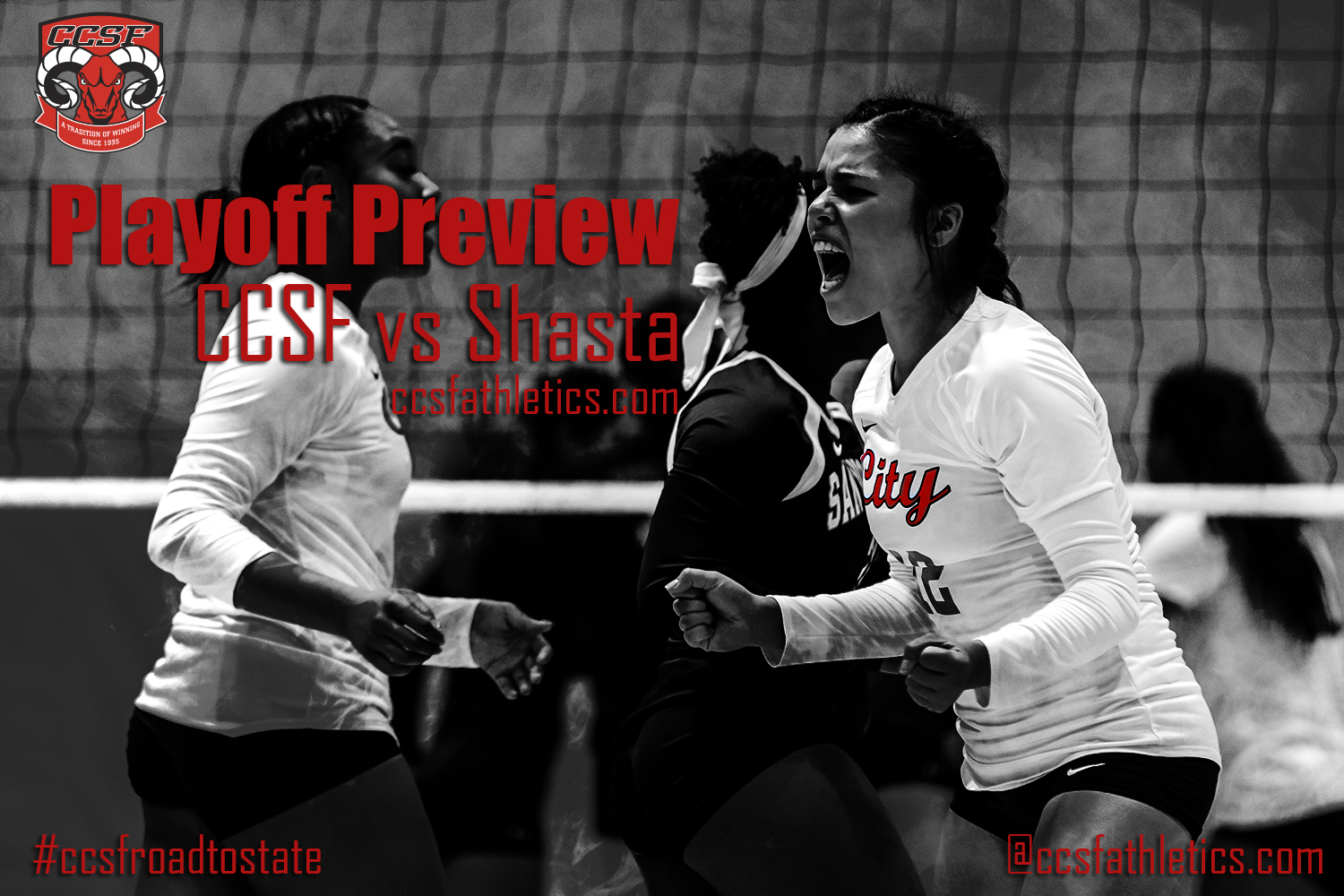 Women's Volleyball Playoff Preview - CCSF vs Shasta College