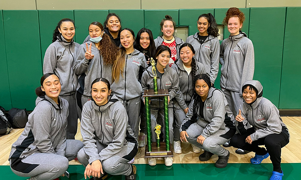 CCSF went 3-0 to claim the Napa Valley Storm Surge Tournament championship.